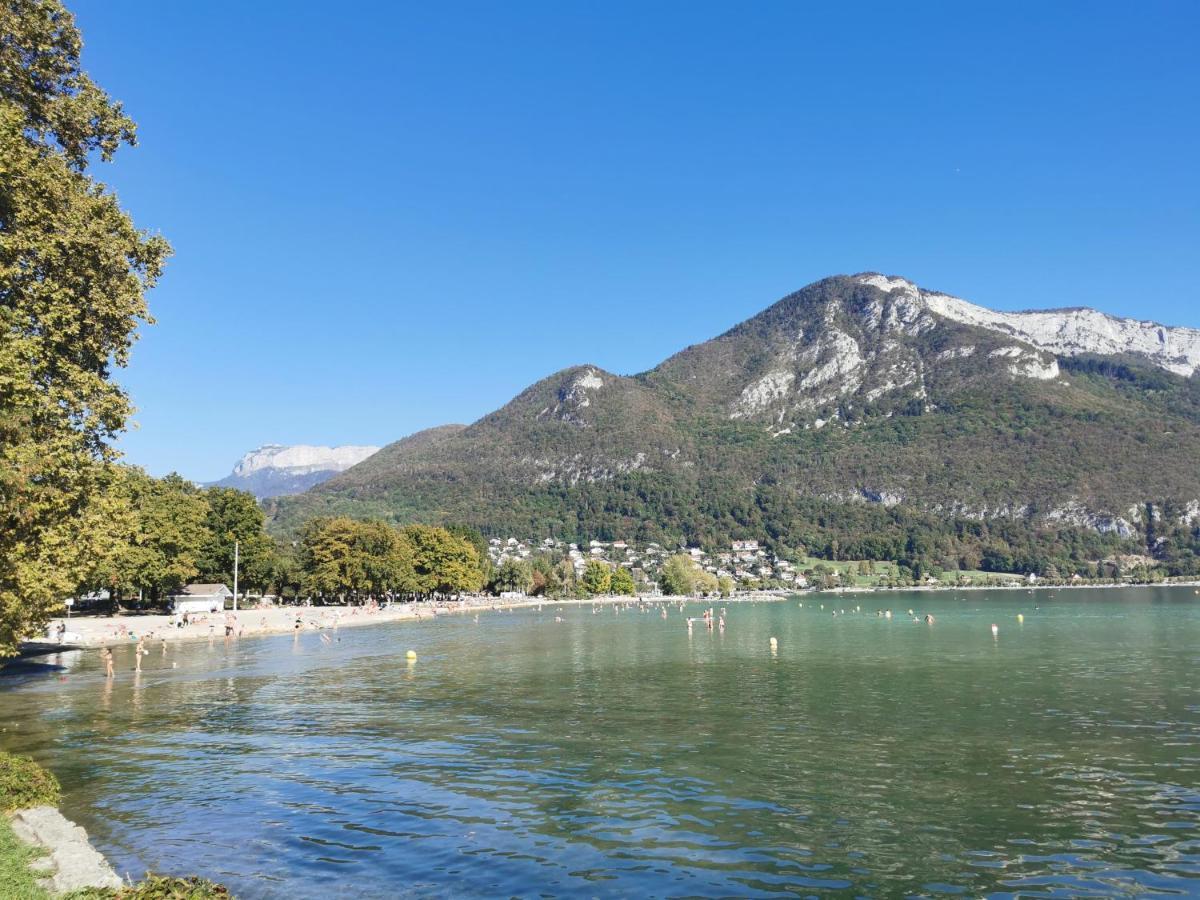 Charmant Appartement A 1 Minute Du Lac Annecy Exterior foto