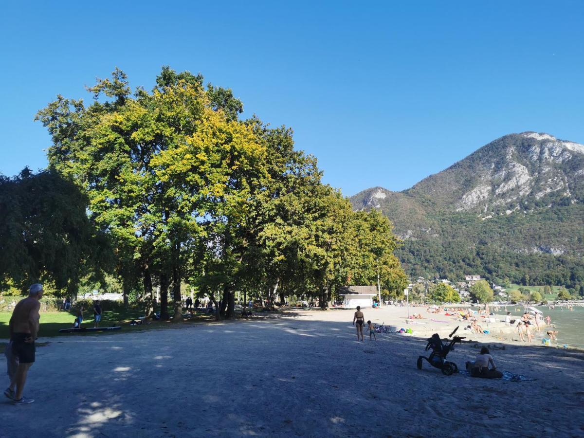 Charmant Appartement A 1 Minute Du Lac Annecy Exterior foto
